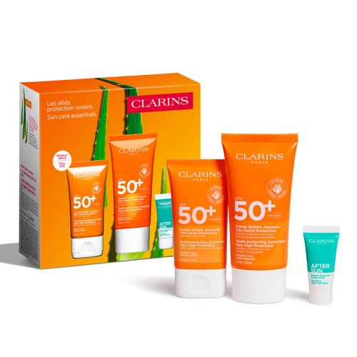 CLARINS Coffret Les Essentiels Protection Solaire SPF 50+ - CLARINS Coffret Les Essentiels Protection Solaire SPF 50+ -